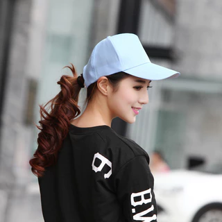[พร้อมส่ง] ถูก สวย สีพื้น หมวกแก๊ปลำลอง หมวกแก็ป เบสบอล กีฬาสี Cap