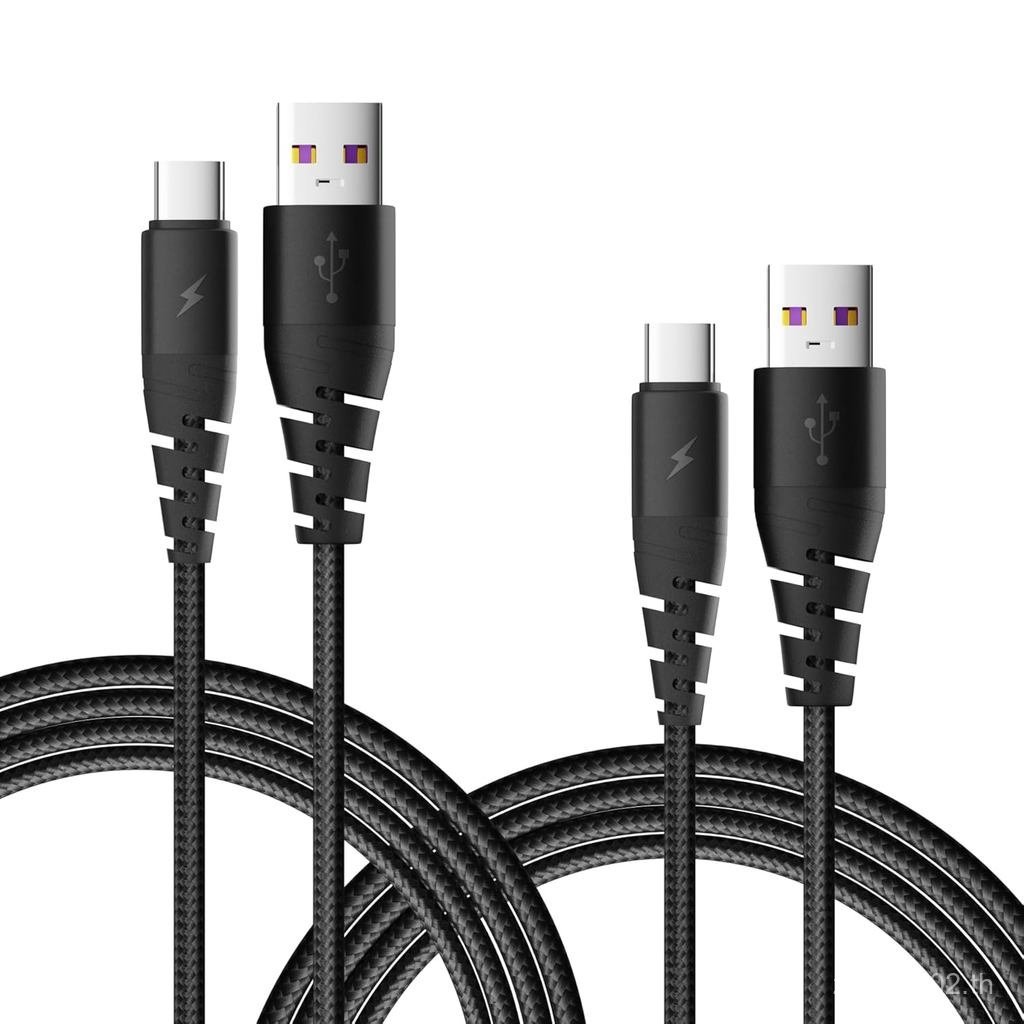 USB A to Type C Charger Cord Fast Charging, USB A to USB C Cable 6FT 2-Pack