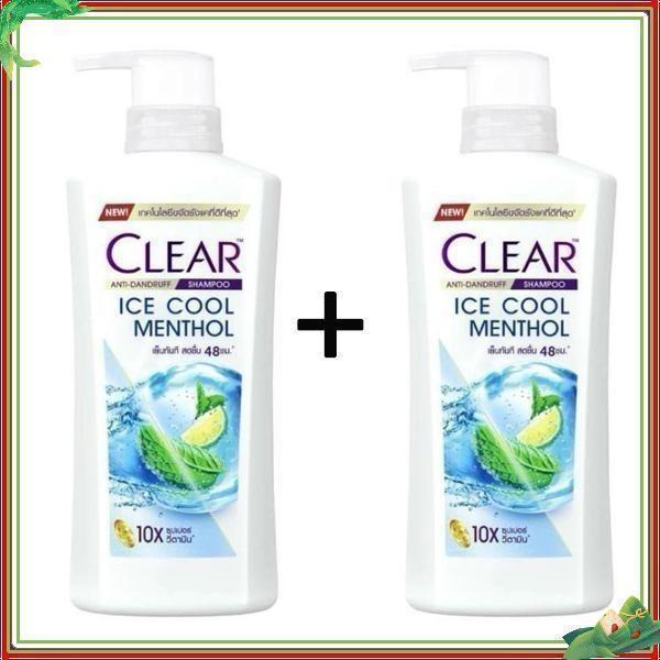 CLEAR ซื้อ 1 แถม 1 COD แพ็คคู่สุดคุ้ม เคลียร์ แชมพู ขจัดรังแค สูตรเย็น หัวปัม Cl EAR Anti Dandruff Clear Men ขนาด 370 มล - รูปที่ 2
