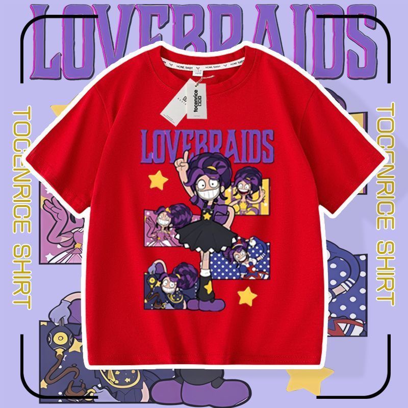 เสื้อยืดแขนสั้นลาย Poppy Time Play Lily Lovebraids สำหรับเด็กและผู้ใหญ่ 100-150cm เสื้อยืดคอตตอน ราคา ถูกที่สุด ดีลบีเคเค แกลเลอรีภาพที่ 5