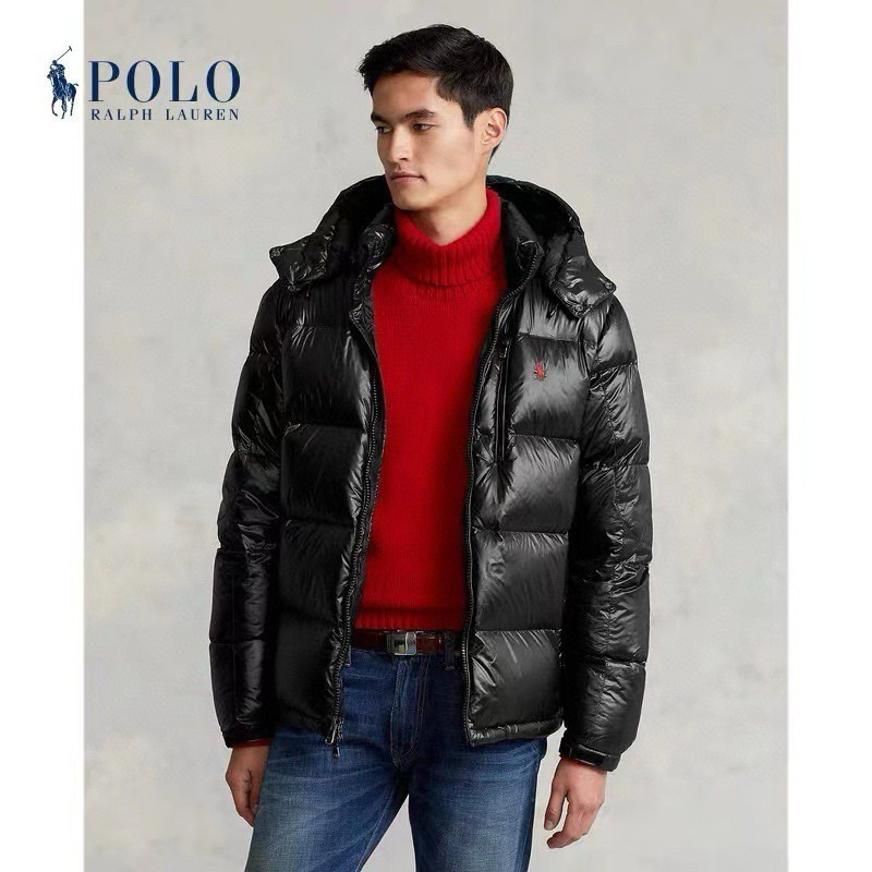 Ralph Lauren/Classic detachable hood down jacket down jacket coat