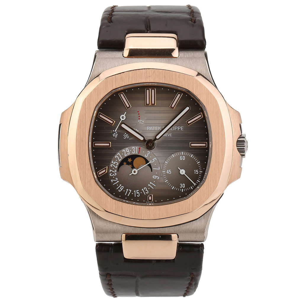 PP.Patekes Philippesee Philippesee Sports Elegant Rose Gold Automatic Mechanical Mens Watch 5712GR