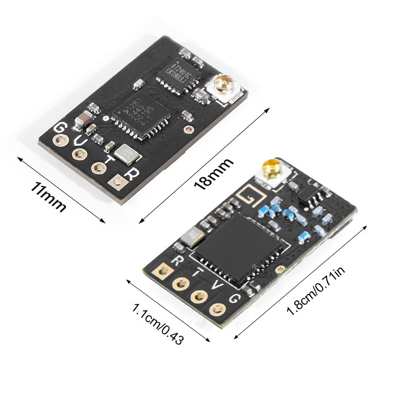 ELRS 915Mhz/2.4G ตัวรับสัญญาณ RX ผ่านเครื่องรับรุ่นเครื่องบิน Drone FPV Firmware 3.3.0