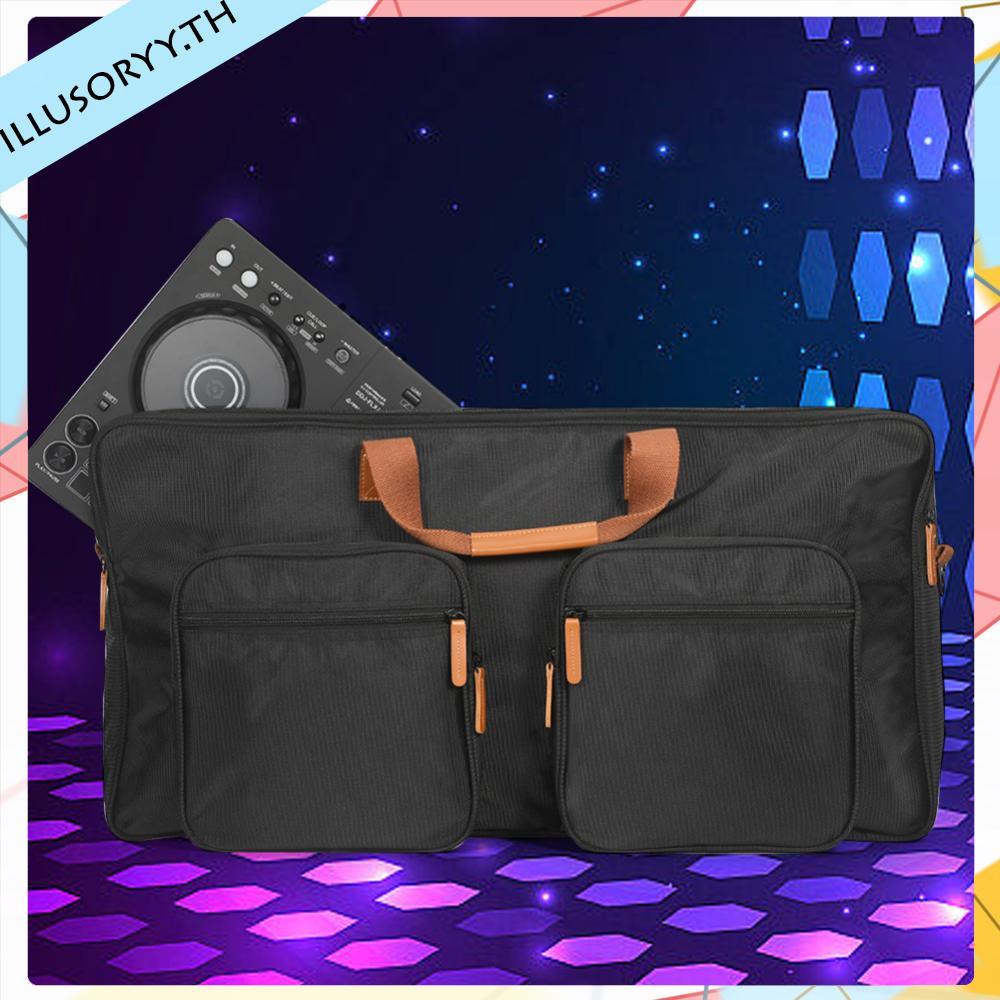 [illusoryy.th] Turntables Protective Case Scratch-resistant with Sholder Strap Large Capacity Portab