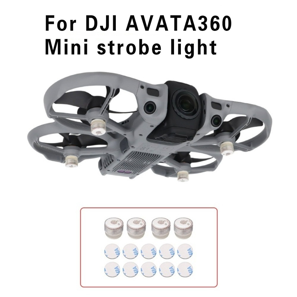 สําหรับ DJI AVATA 360 เฉพาะ Mini Strobe Light Night Flight สําหรับ DJI AVATA 360 ไฟ LED สี Drone แสงคําเตือนอุปกรณ์เสริม