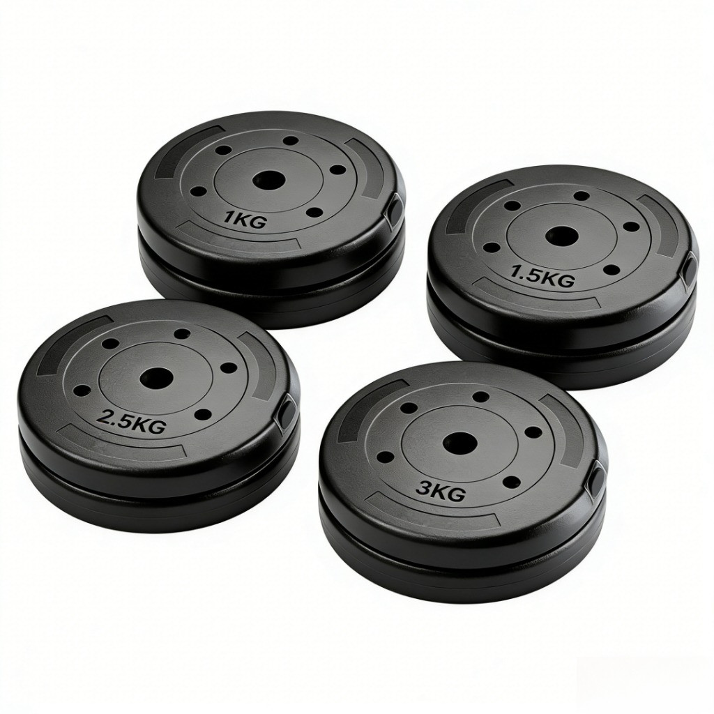 [1KG -10KG] Dumbbell Plate Dumbbell Set แผ่นน้ำหนัก Barbell Plate Dumbbell Handle Bar