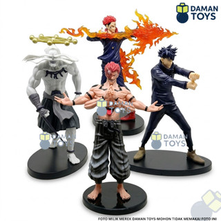 Figure Jujutsu Kaisen Sukuna Megumi Mahoraga Mainan Koleksi Pajangan Patung Karakter Anime Murah