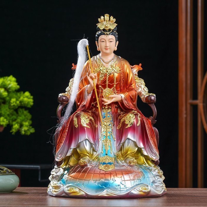 New Earth แม่พระเจ้ารูปปั้น Mother of the Earth Queen Earth แม่ตกแต่งบ้านเรซิ่น Earth แม่ Yuanjun พ