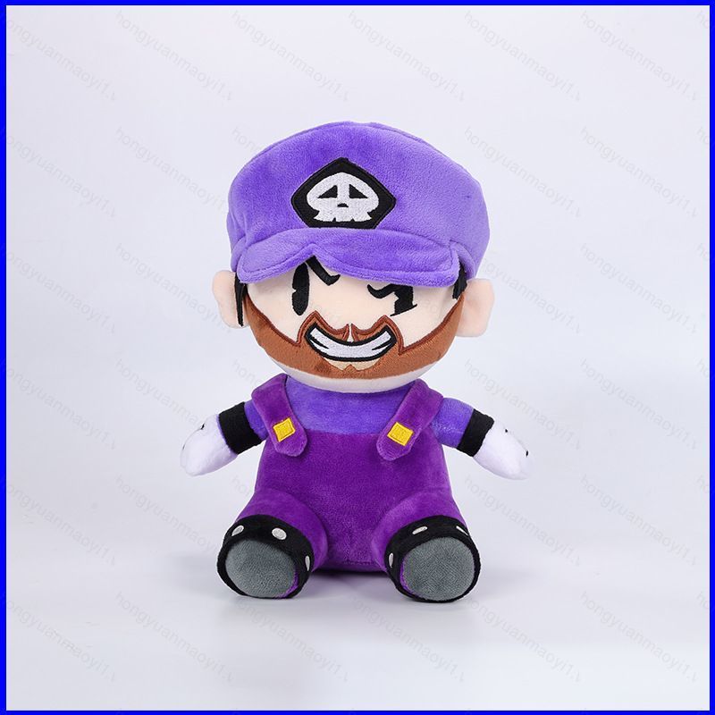 ZY1 การ์ตูน SMG3 ของเล่นตุ๊กตาสีม่วง SMG4 ตุ๊กตาตุ๊กตาของขวัญเด็กตกแต่งบ้าน Super Mairo Bros ของเล่น