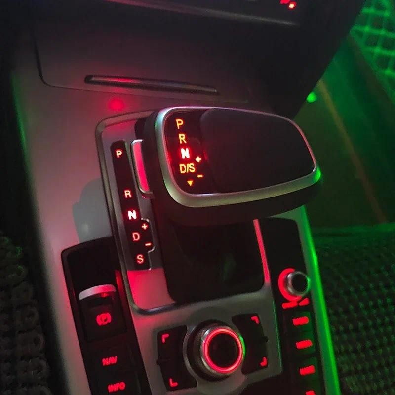 เกียร์ Shift Knob Stick สําหรับ Audi A6 C6 C7 A4 B8 S6 A7 A5 8t Q5 8r Q7 4L A3 8P S5 S7 ภายในอะไหล่ 