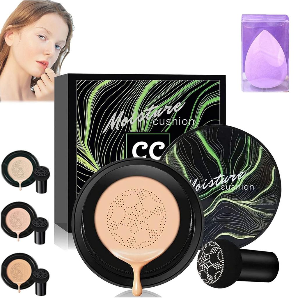 Air Cushion CC Cream, Foundation, CC Cream, Air Cushion CC Cream, Oil Control Waterproof Matteปกปิด