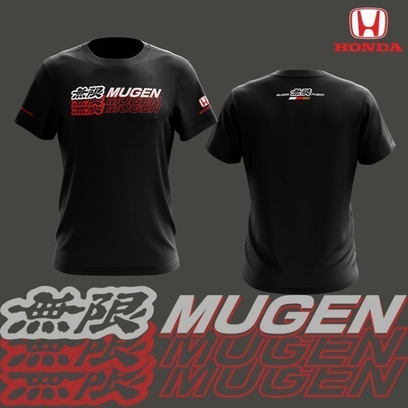 เสื้อยืดพลังแฟชั่น Mugen 2026 / เสื้อผ้าไมโครไฟเบอร์ Jersi / เสื้อแข่ง