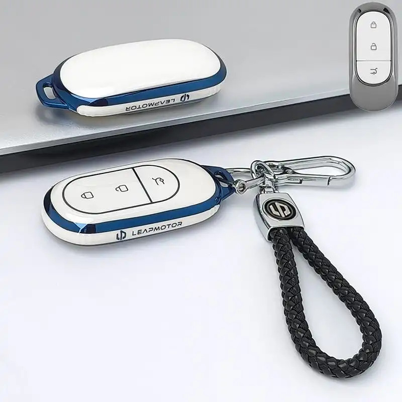 เหมาะสําหรับฝาครอบกุญแจรถยนต์ LEAPMOTOR C10, กล่องกุญแจ LEAPMOTOR C01 B10 C11, C16 B01 Leapmotor c10