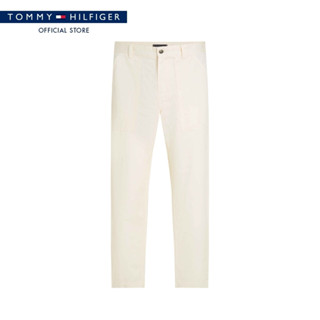 Tommy Hilfiger กางเกงขายาว ผู้ชาย รุ่น MW0MW40570 YA8 - สีขา…