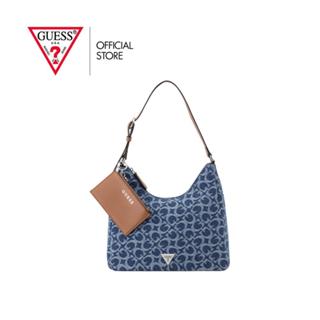 GUESS กระเป๋า รุ่น DE258609 WELLS SHOULDER SATCHEL สีฟ้า
