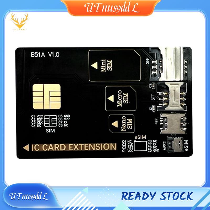 [UTnus9ddL] เครื่องมือทดสอบอะแดปเตอร์ซิมการ์ด 4 in 1 สําหรับโทรศัพท์มือถือสมาร์ทการ์ดเปิดสนับสนุน Mi