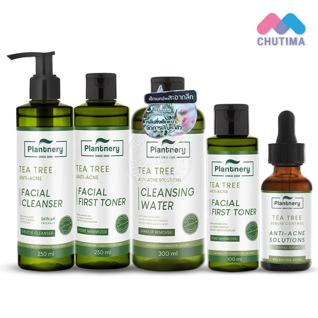 Plantnery Tea Tree Serum/ คลีนซิ่ง/ คลีนเซอร์/ โทนเนอร์ OJXS