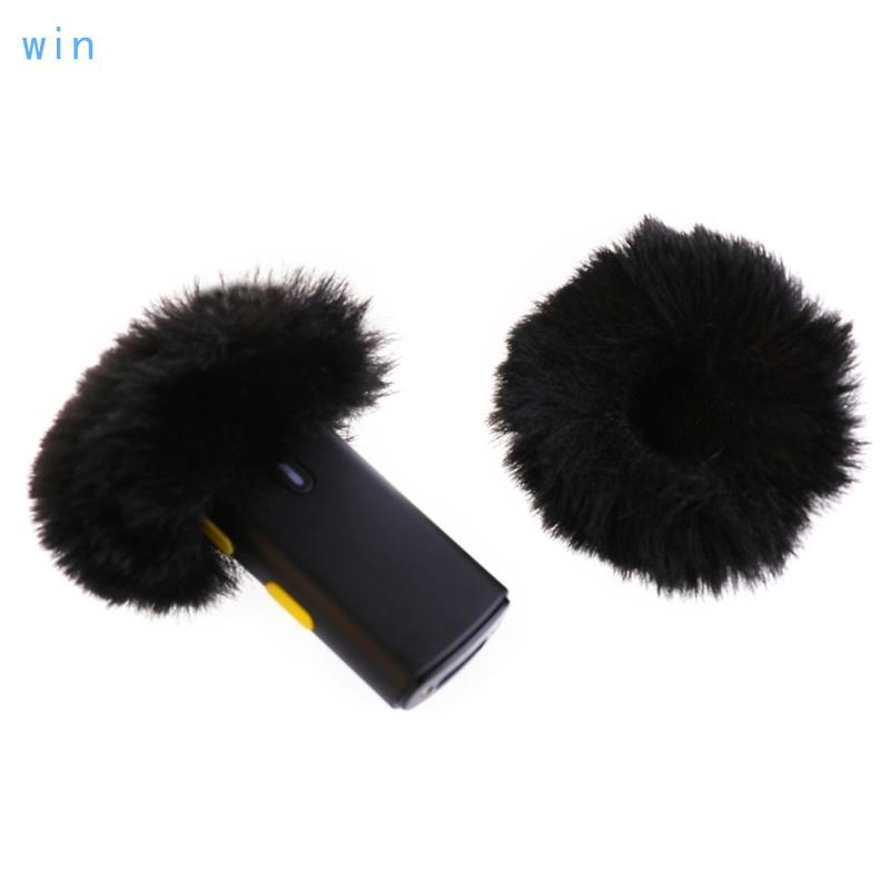 Win 1PC K10 Universal Lavalier ไมโครโฟน Furry กระจกกระจกลม Muff