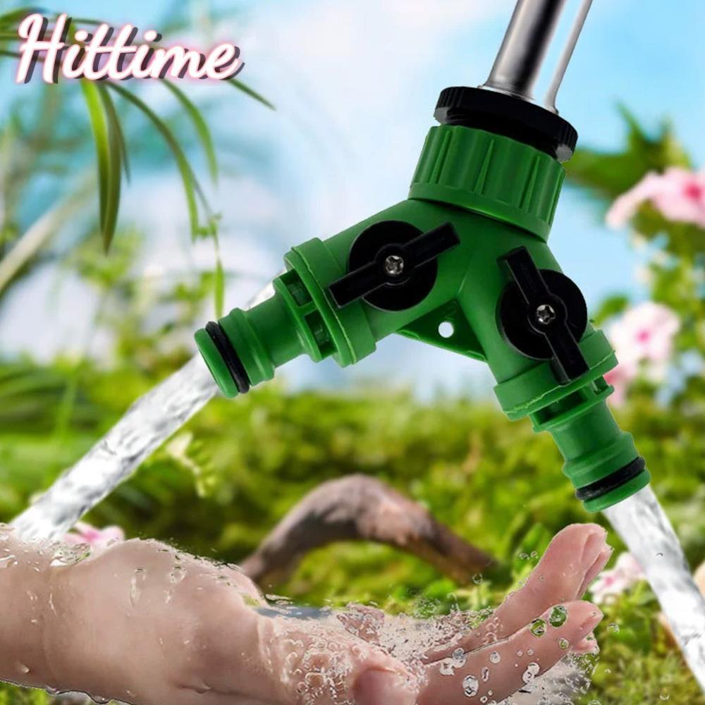 HITTIME Y รูปร่างสวนท่อ Splitter 2/3 Way เกลียวก๊อกน้ําท่อ Connector หมุน Sub สวิทช์ Quick Adapter ส