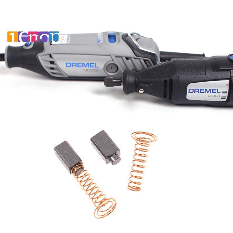 [Lemon] 2 ชิ้นคาร์บอนแปรงมอเตอร์สําหรับ Dremel 3000 200 สําหรับมอเตอร์โรตารี่ไฟฟ้าเครื่องมือแปรงซ่อม