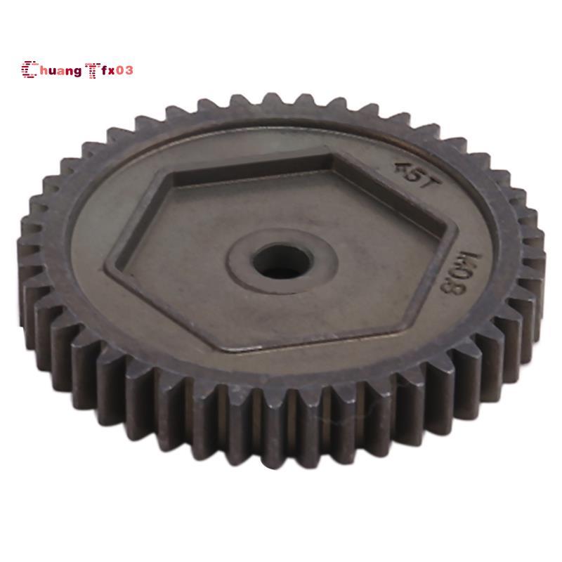 Chuangtfx03Harden Steel Spur Gear 45T 0.8M 32P 8053 11T มอเตอร์ฟันสําหรับ 1/10 RC รุ่น Crawler -4 K5