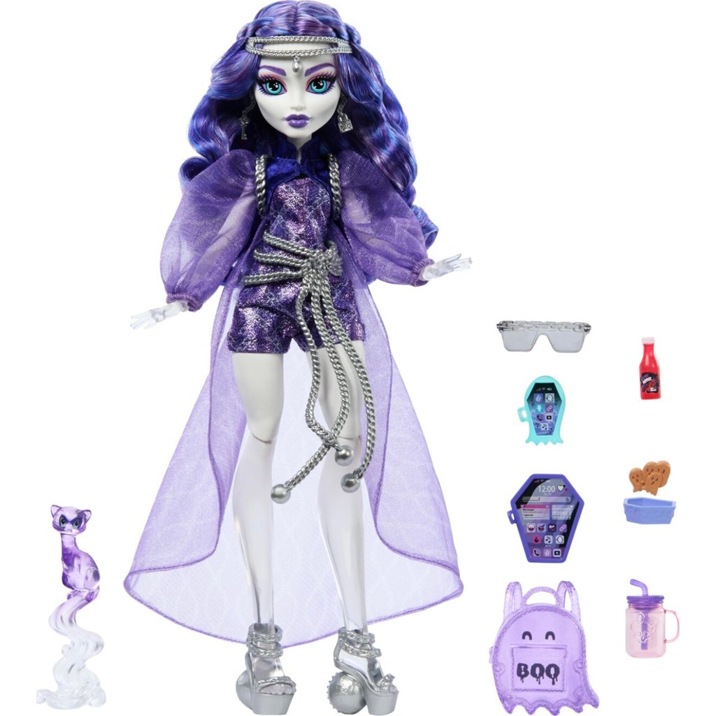 American Monster High Monster High School Third Generation G3 ตุ๊กตาตุ๊กตา Movable Ferret Ghost ของข