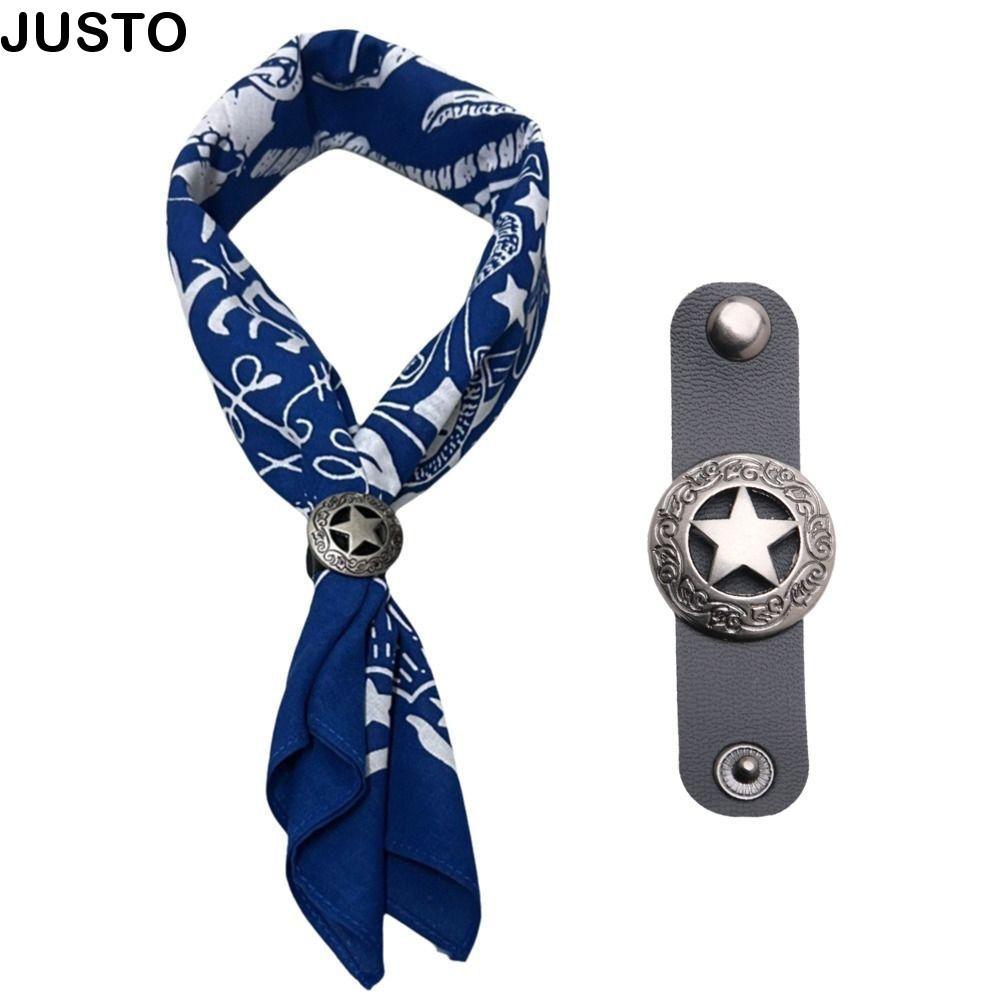 JUSTO Hip Hop Head Scarf, Cotton Large Bandana Scarf, Floral Buckle Western Style Square Scarves Hea