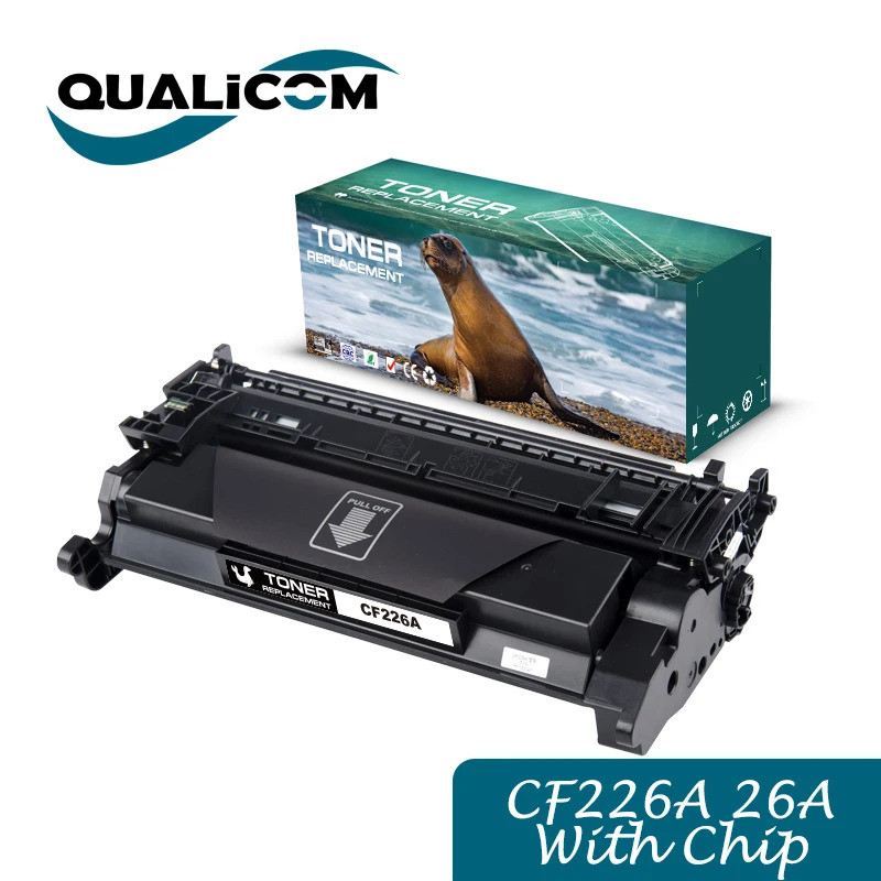 Qualcom สําหรับ HP CF226A 26A ตลับหมึกสําหรับ HP Laserjet Pro MFP M402dn M402n M426dw M426fdw M426fd