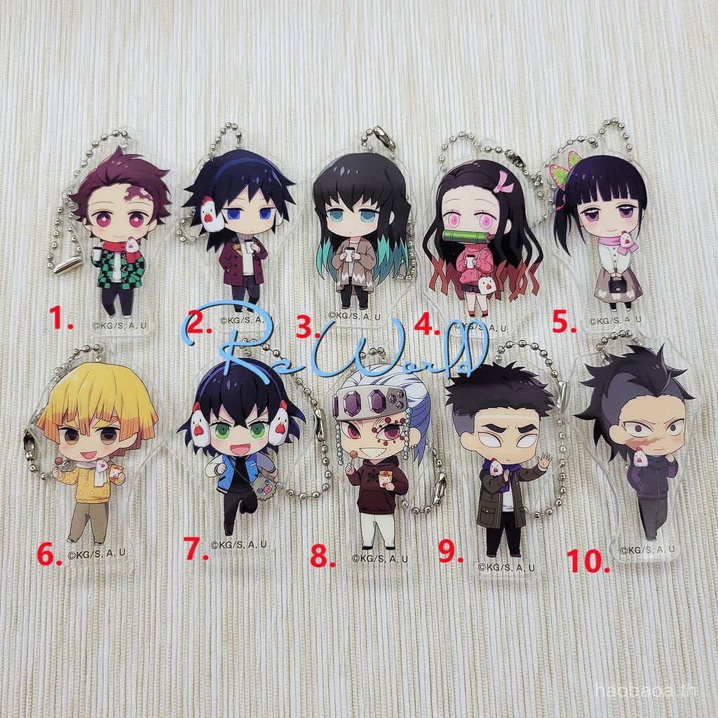 สินค้าใหม่สั่งซื้อทุกวันสินค้าจํานวนมากจี้อะคริลิค Demon Slayer Chick Muichiro Zenitsu Yanako Tomiok