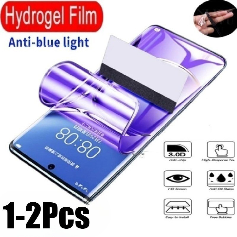 1-2Pcs Matte Soft Hydrogelฟิล์มสําหรับRealme 7 7i 8 8i C3 C3i 8s Pro Asia Global 4G 5G Anti scratch 