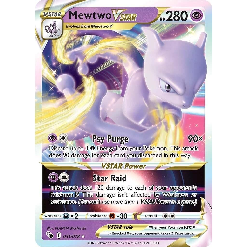 PTCG Mewtwo VSTAR 031/078 Pokemon Go