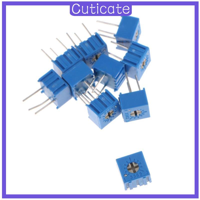 [CUTICATE] 3362p-103 3362p 10k ohm High Precision Variable Resistor Potentiometer - แพ็ค 10 ชิ้น