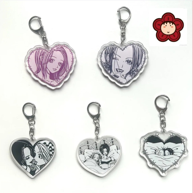 พวงกุญแจสองด้าน NANA, Nana Osaki, Nobuo Terashima, Nana Komatsu, Ren Honjo, Takumi Ichinose,