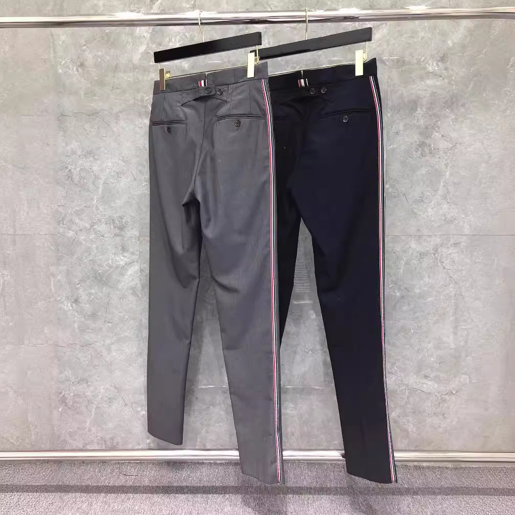 NINM thombrowne Men's new casual trousers, slim-fit British-style suit pants for couples