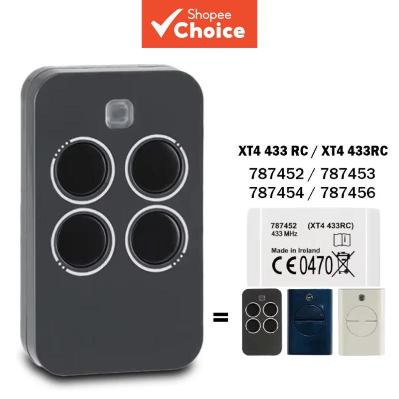 รีโมทประตูโรงรถสําหรับ FAAC XT4 433 RC, ตัวส่งสัญญาณรหัสกลิ้ง 433.92MHz