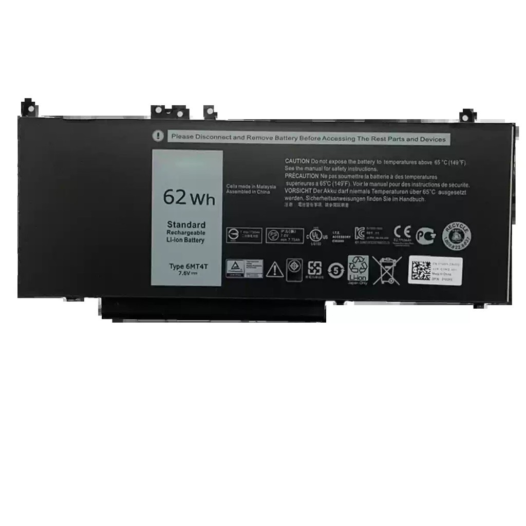DE.LL 6MT4T Latitude E5450 E5470 E5550 E3550 E5570 Precision 3510 P62G001 R9XM9 ROTMP HK60W Replacem