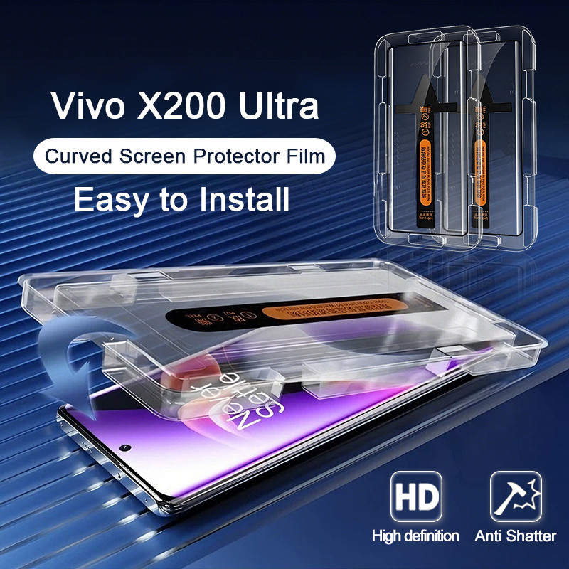 Vivo X200 Ultra HDป้องกันหน้าจอสําหรับVivo X200 Pro X100S X100 X90 X90S X80 X70 X60 Pro Plusฝุ่นติดต