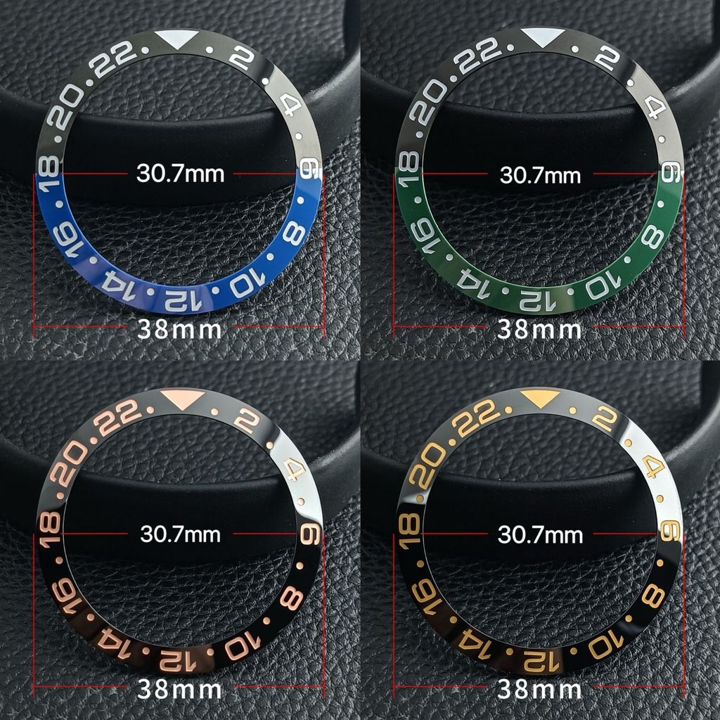 อุปกรณ์นาฬิกา GMT Watch Accessories GMT Watch Case Outer Ring Buckle เส้นผ่านศูนย์กลาง 38mm Watch Ac