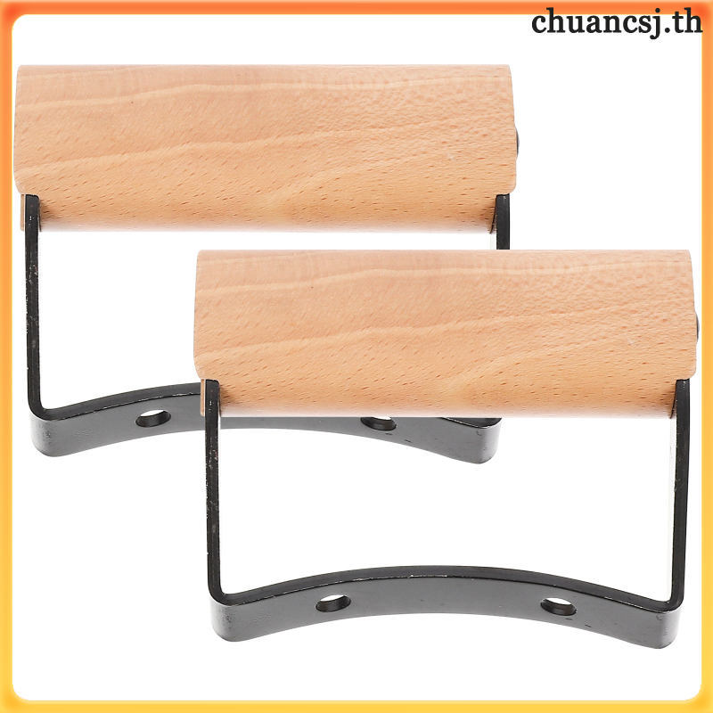 2 ชิ้นไทเทเนียม Cauldron ซิลิโคนป้องกันการลวก Pan Handle Anti-scalding ฝาครอบ 9X6.8X3 ซม.