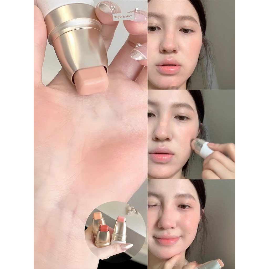 บลัชออน ที่ปัดแก้ม Blusher So Clean to Endless Nude Rice Apricot!มอยส์เจอร์ไรซิ่ง ซิลกี้ บลัช ครีม ค