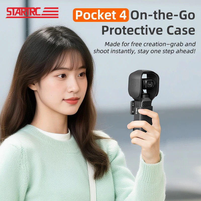เคสป้องกันเลนส์ STARTRC สําหรับเคสป้องกันกล้องทันที DJI Osmo Pocket 4/3 ไม่ต้องถอดประกอบ อุปกรณ์ถ่ายภาพที่สะดวก ราคา ถูกที่สุด ดีลบีเคเค แกลเลอรีภาพที่ 2