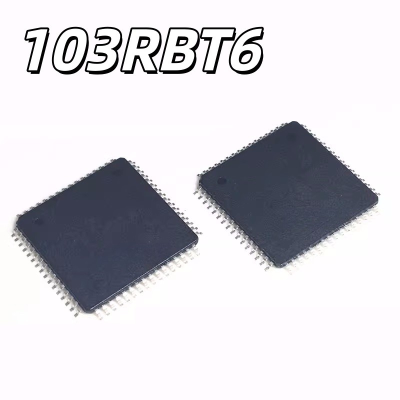 ยี่ห้อใหม่ STM32F103RBT6 Microcontroller CORTEX M3 128K Flash Storage LQFP64