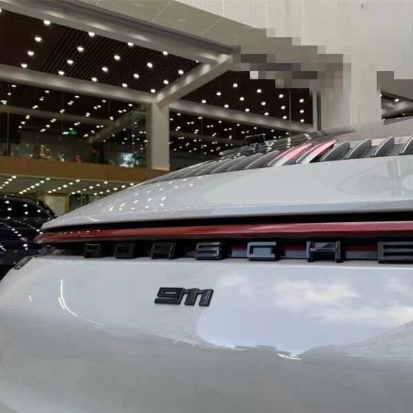 สไตล์ใหม่ Porsche 992 โลโก้รถ 911 โลโก้หาง carrera4S Conjoined Letter Turbo Trunk โลโก้ที่ไม่ซ้ํากัน
