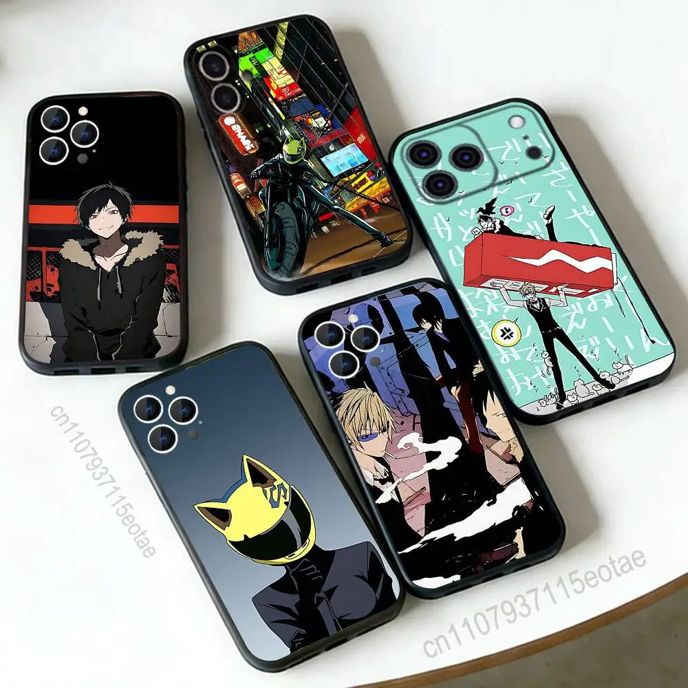 TP-1 อะนิเมะ DuRaRaRaRaRaRa สําหรับ iPhone 12,16,13,14,15,17,11,Pro,Max,Plus,E,Air,Mini TPU Soft to 