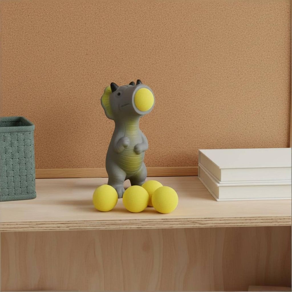 Stress Relief Creature Ball Popper Air Powered Press Creature Shooter สําหรับงานปาร์ตี้