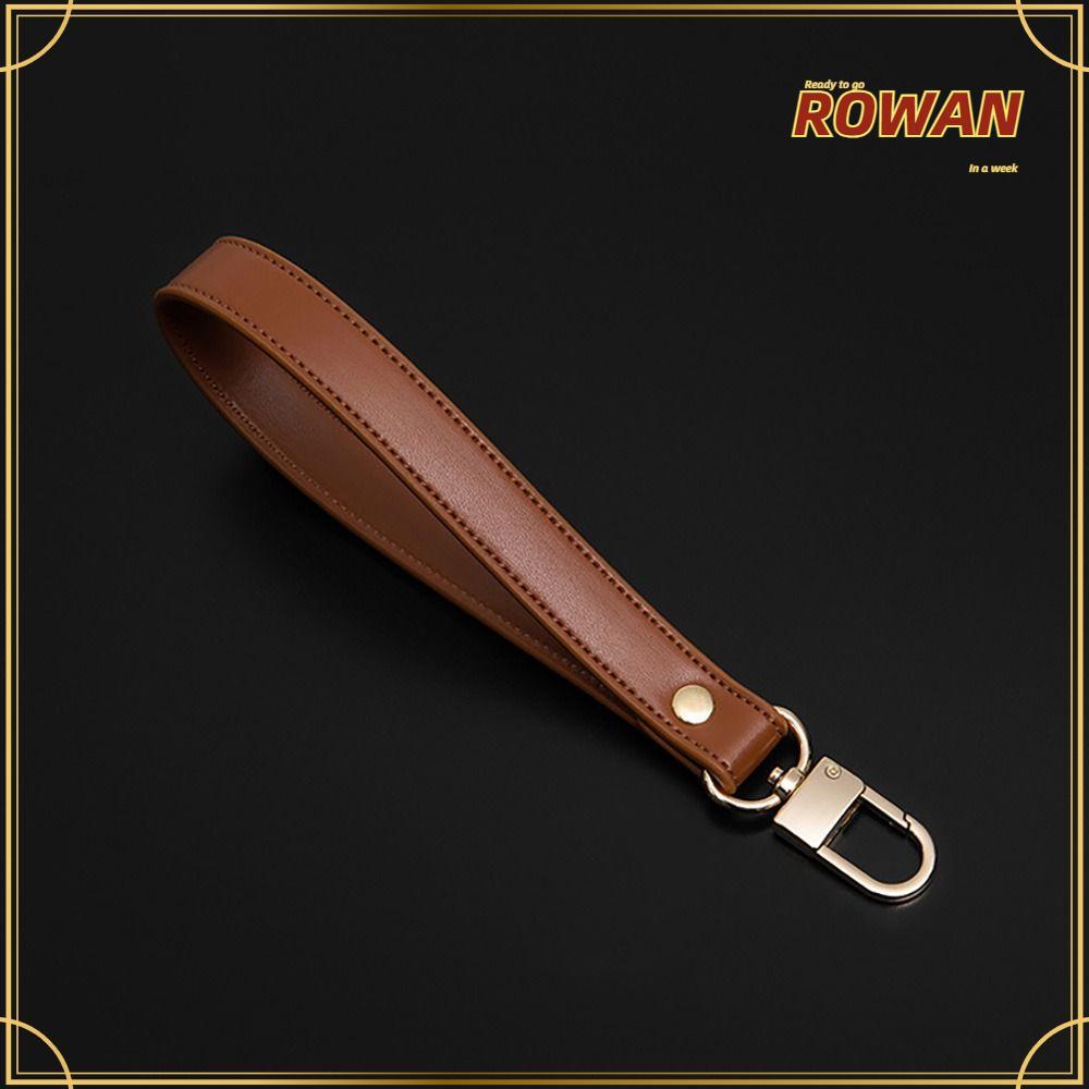 ROWANTH Wristlet Strap หนังPU กว้าง สายคล้องมือสำหรับโทรศัพท์และกระเป๋า ใช้งานได้อย่างสะดวกและเป็นแฟชั่น