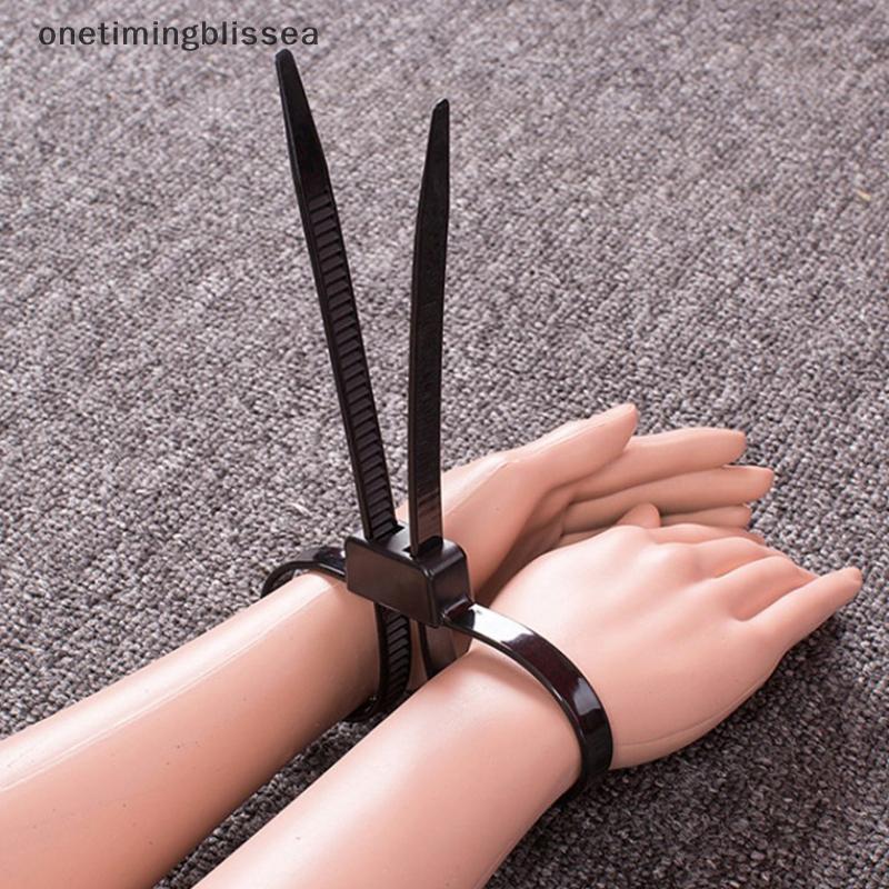 Onetimingblissea Flex Cuffs Nylon Disposable Zip Ties Durable Security Cable Ties SEA