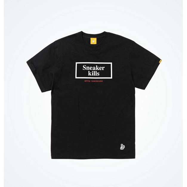 FR2 รองเท้าผ้าใบฆ่ากราฟิกผู้ชายและผู้หญิงเสื้อยืดผ้าฝ้าย 100% คุณภาพสูงพิมพ์ลูกเรือคอ Baggy สไตล์ St