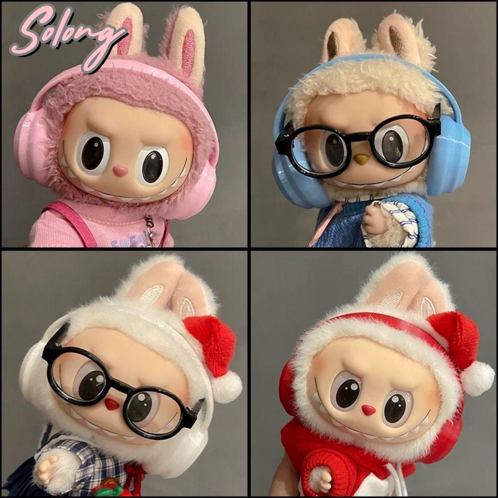 อุปกรณ์เสริมตุ๊กตา COME, หูฟังตุ๊กตาเรซิ่น, หูฟังชุดหูฟังขนาดเล็กน่ารักสําหรับ V1 V2 & 10 ซม.ตุ๊กตาผ