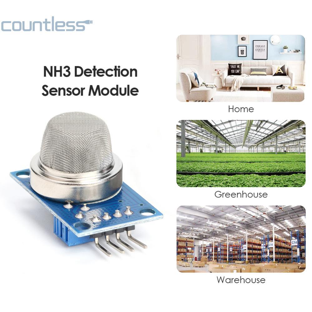 MQ-137 DC 5V NH3 เซ็นเซอร์แก๊สการตรวจจับแอมโมเนียโมดูลขนาดเล็ก Analog TTL ระดับเอาต์พุต ความเหนียวที่แข็งแกร่งไฟฟ้าแบบพกพา ราคา ถูกที่สุด ดีลบีเคเค